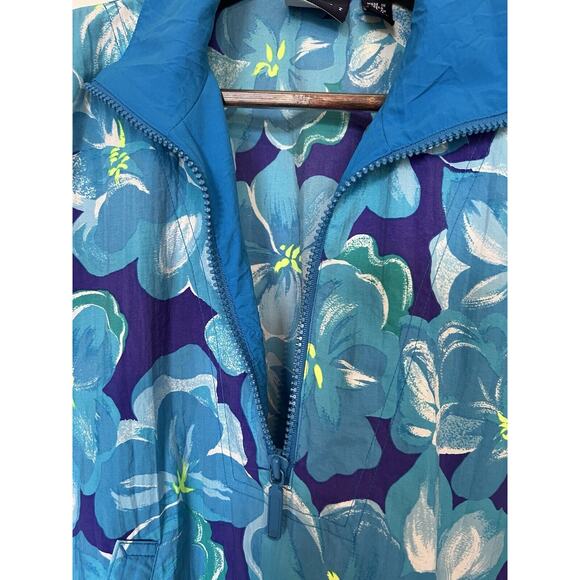 Vintage Liz Claiborne Sport Windbreaker NOS NWT M/L Petite Grandmacore - Picture 4 of 11